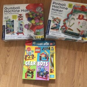 Thames & kosmos pinball gumball lego gear bots